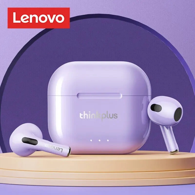 Original Lenovo LP40 Plus Wireless Headphones TWS 5.3 Bluetooth Headset Music Game Earphones Sport Call Noise Reduction Eaubuds