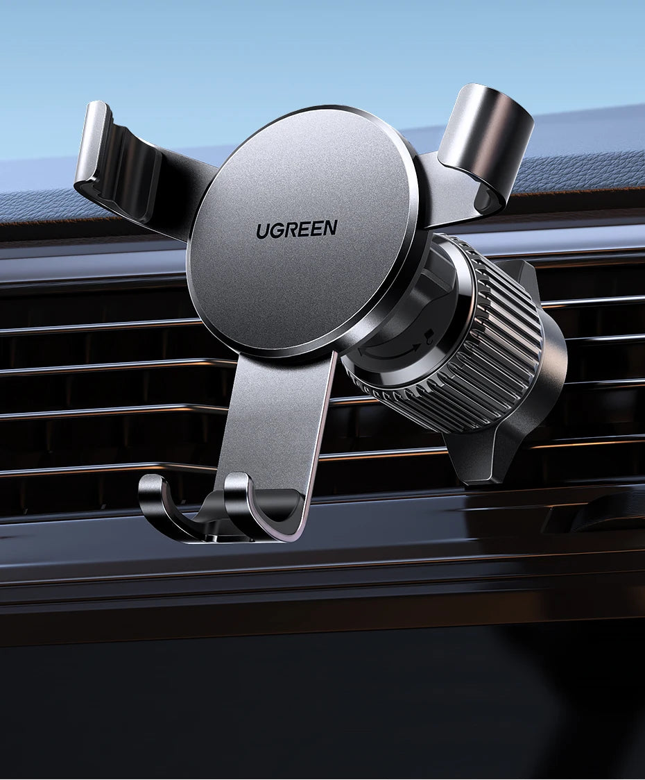 【New-in Sale】UGREEN Car Phone Holder Gravity Phone Stand For Xiaomi Samsung iPhone 15 14 13 Pro Max Air Vent Car  Holder Stand
