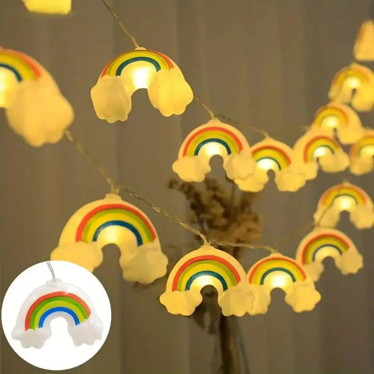 1PC Star LED String Lights | Battery Powered Decorative Lights for Valentine’s Day & Party Decorations