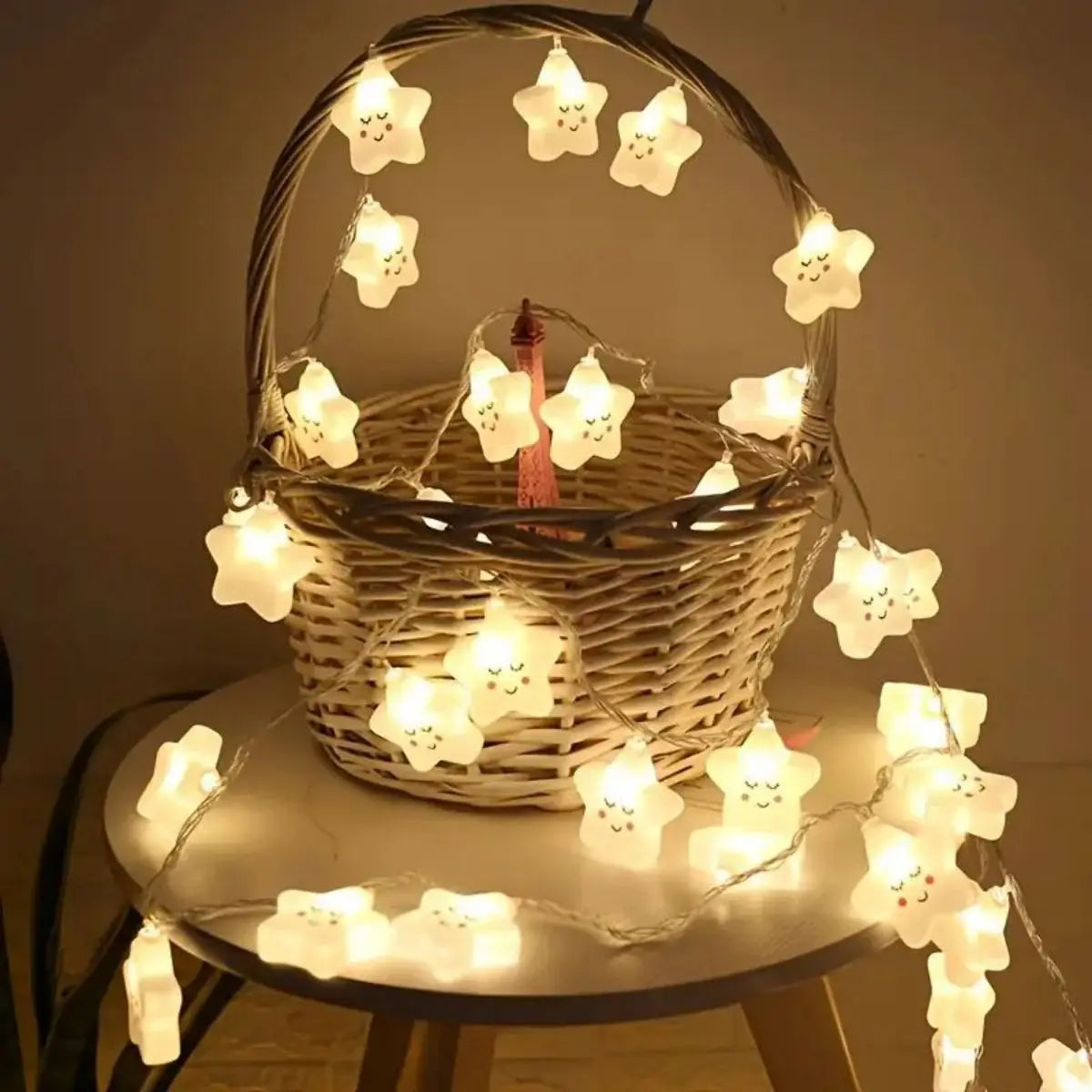 1PC Star LED String Lights | Battery Powered Decorative Lights for Valentine’s Day & Party Decorations