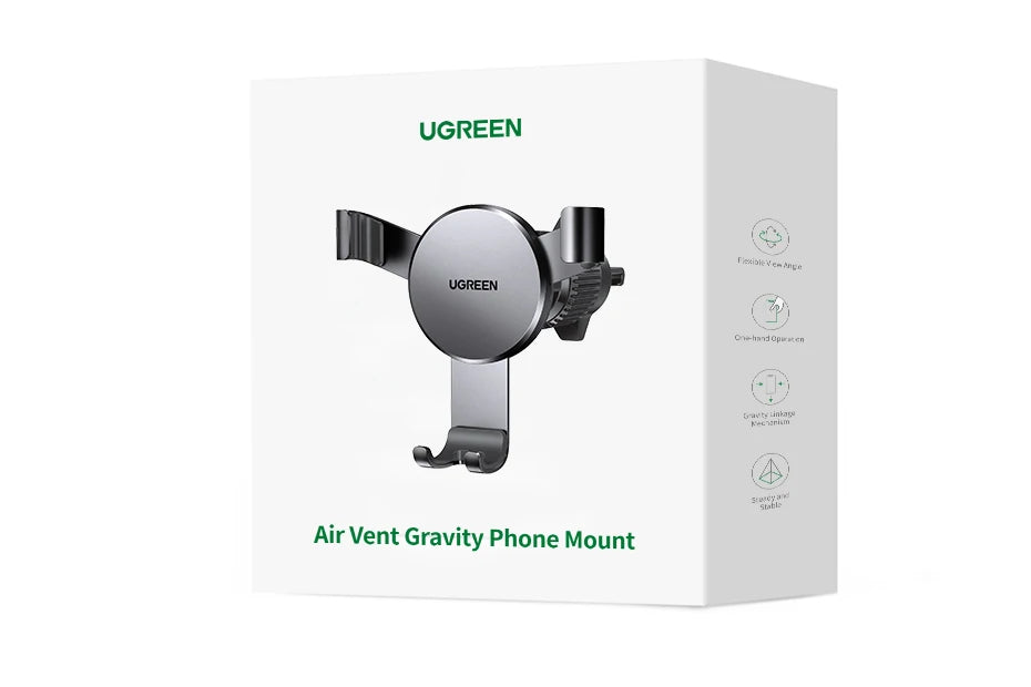 【New-in Sale】UGREEN Car Phone Holder Gravity Phone Stand For Xiaomi Samsung iPhone 15 14 13 Pro Max Air Vent Car  Holder Stand