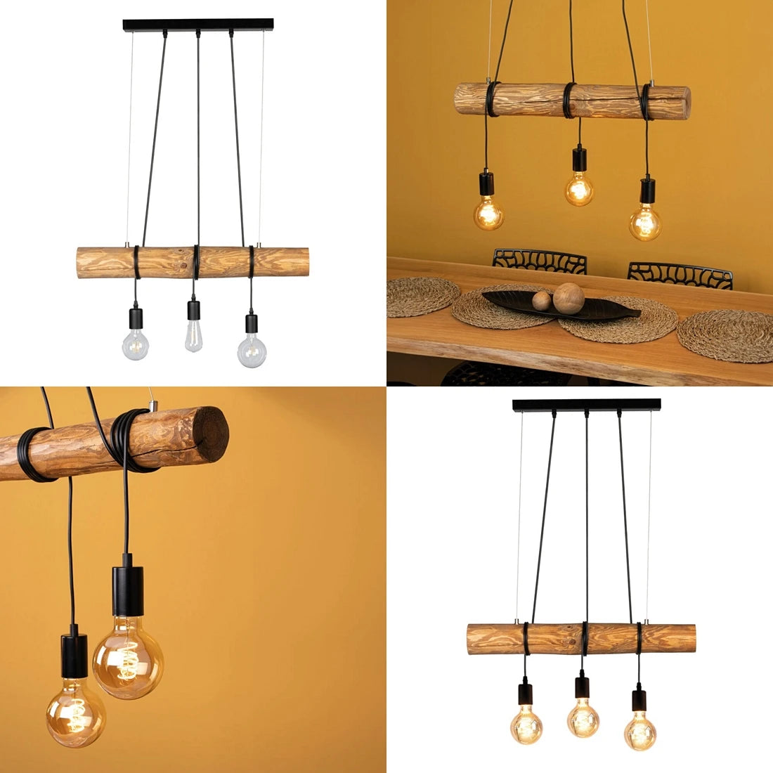 Pendelleuchte, TOWNY, 3 x E27/60W