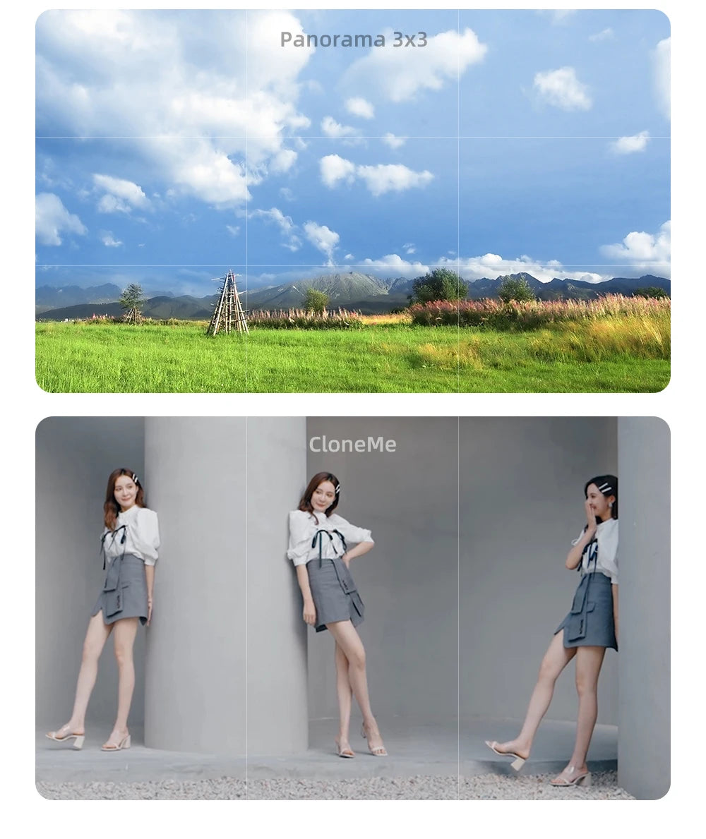 M01 3-Axis Smart Gimbal Handheld Stabilizer Selfie Tripod with Fill Light for Smartphone Anti Shake Foldable for Xiaomi iPhone