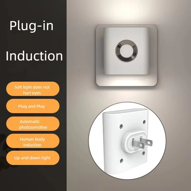 GGbingo Rechargeable Smart Home LED Night Light with Motion Sensor