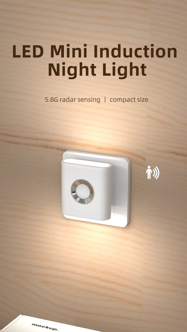 GGbingo Rechargeable Smart Home LED Night Light with Motion Sensor