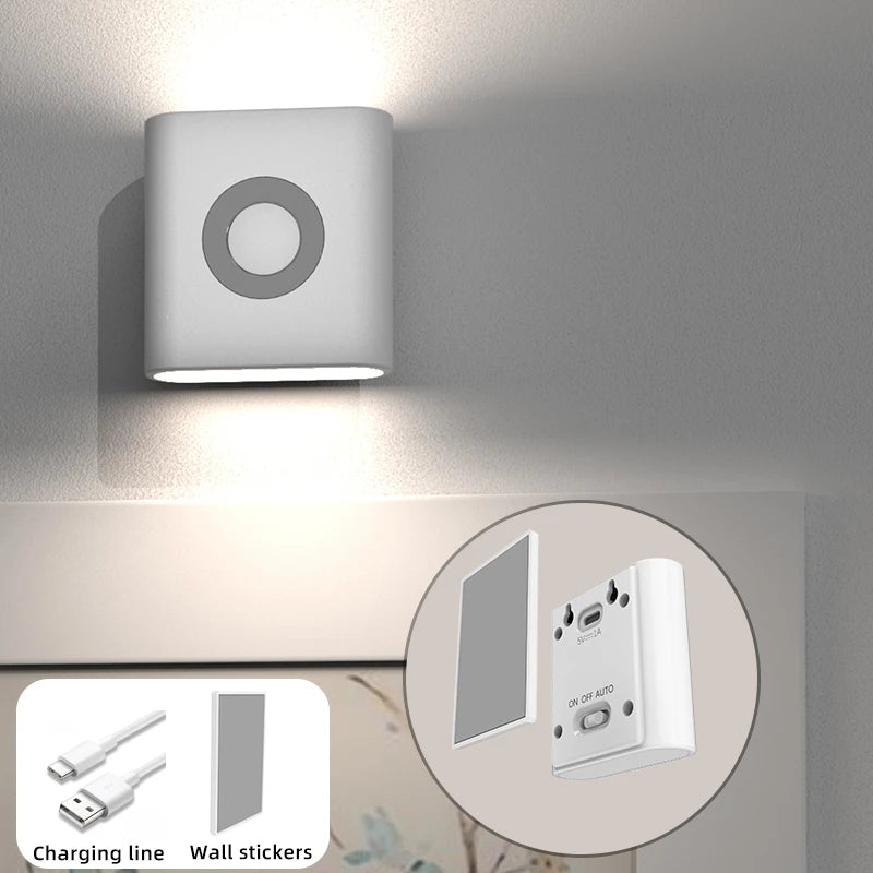 GGbingo Rechargeable Smart Home LED Night Light with Motion Sensor