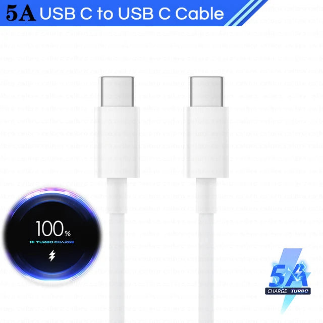 Xiaomi Original 6A Usb Type C Cable Charger 120w Turbo Tipo Fast Charging usbc For Mi 13 12 11 9 Poco Redmi Note 10 Pro K30S Cab