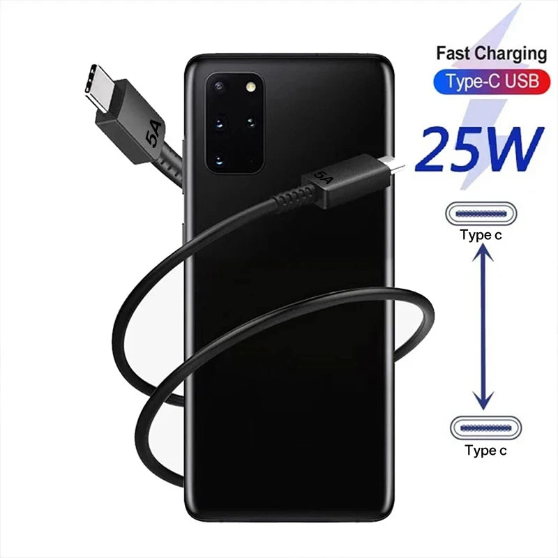 Original Samsung 25w Super Fast Charger PD Type C EU US Adapter Galaxy S25 S24 S23 S22 A56 A55 A26 A05s A54 A16 Z Fold Z Flip 6