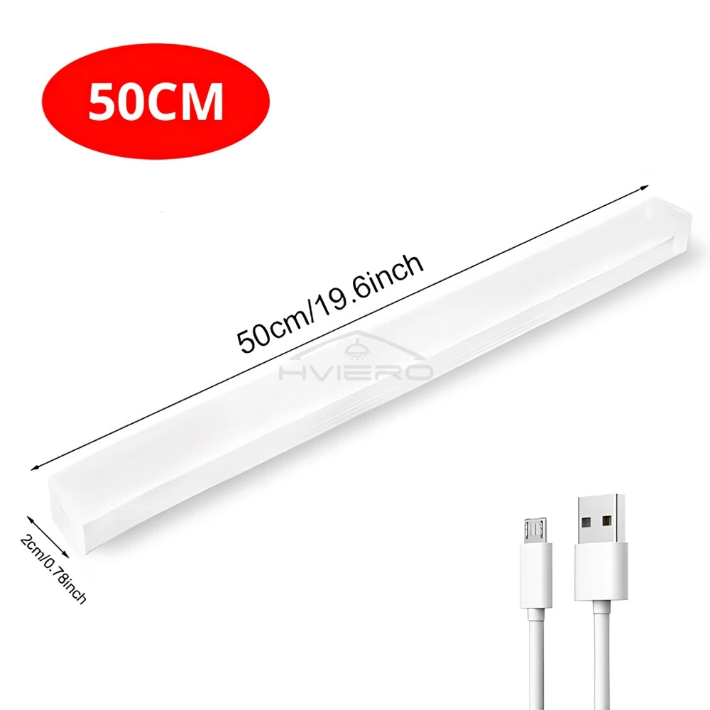 Motion Sensor Night Lights | Wireless LED Lamp | USB Rechargeable, Magnetic for Wardrobe, Room, Closet, Kitchen, Aisle, Tube Detector Bulb