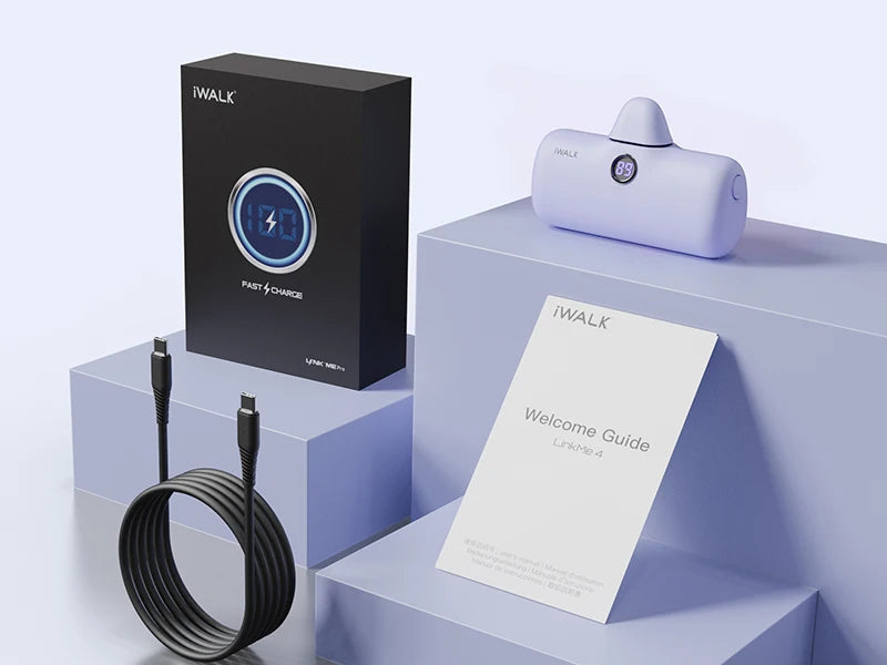 iWALK 5000mAh Mini Fast - charging Power Bank: LED Digital Display, Portable for On - the - go, Ultra - fast Power - up