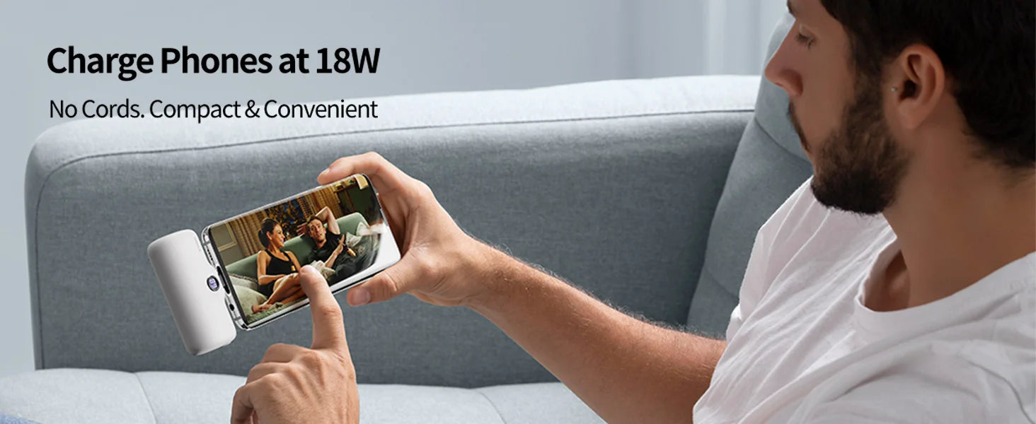iWALK 5000mAh Mini Fast - charging Power Bank: LED Digital Display, Portable for On - the - go, Ultra - fast Power - up