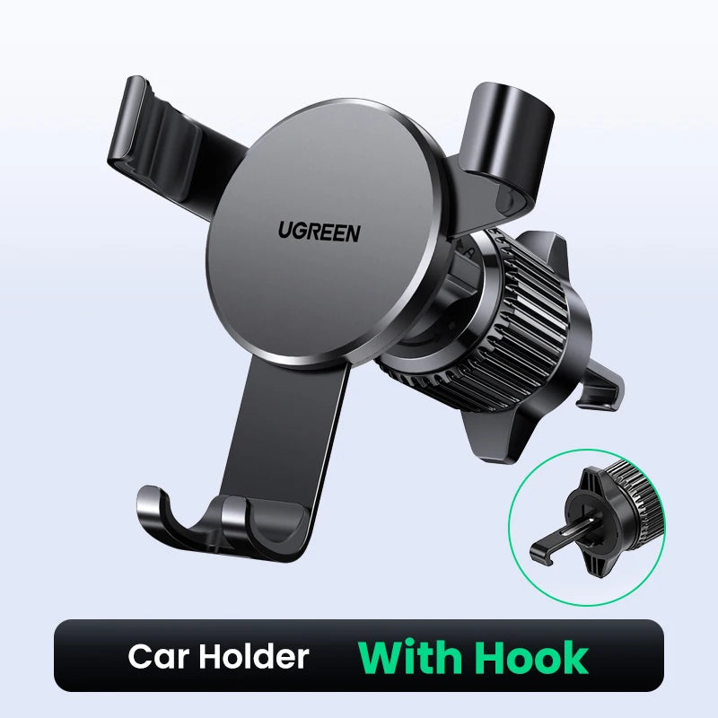 【New-in Sale】UGREEN Car Phone Holder Gravity Phone Stand For Xiaomi Samsung iPhone 15 14 13 Pro Max Air Vent Car  Holder Stand