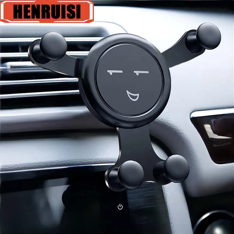 Gravity Car Phone Holder Air Vent Hook Mobile Phone Mount GPS for iPhone Samsung Xiaomi Car Bracket Universal Smartphone Stand