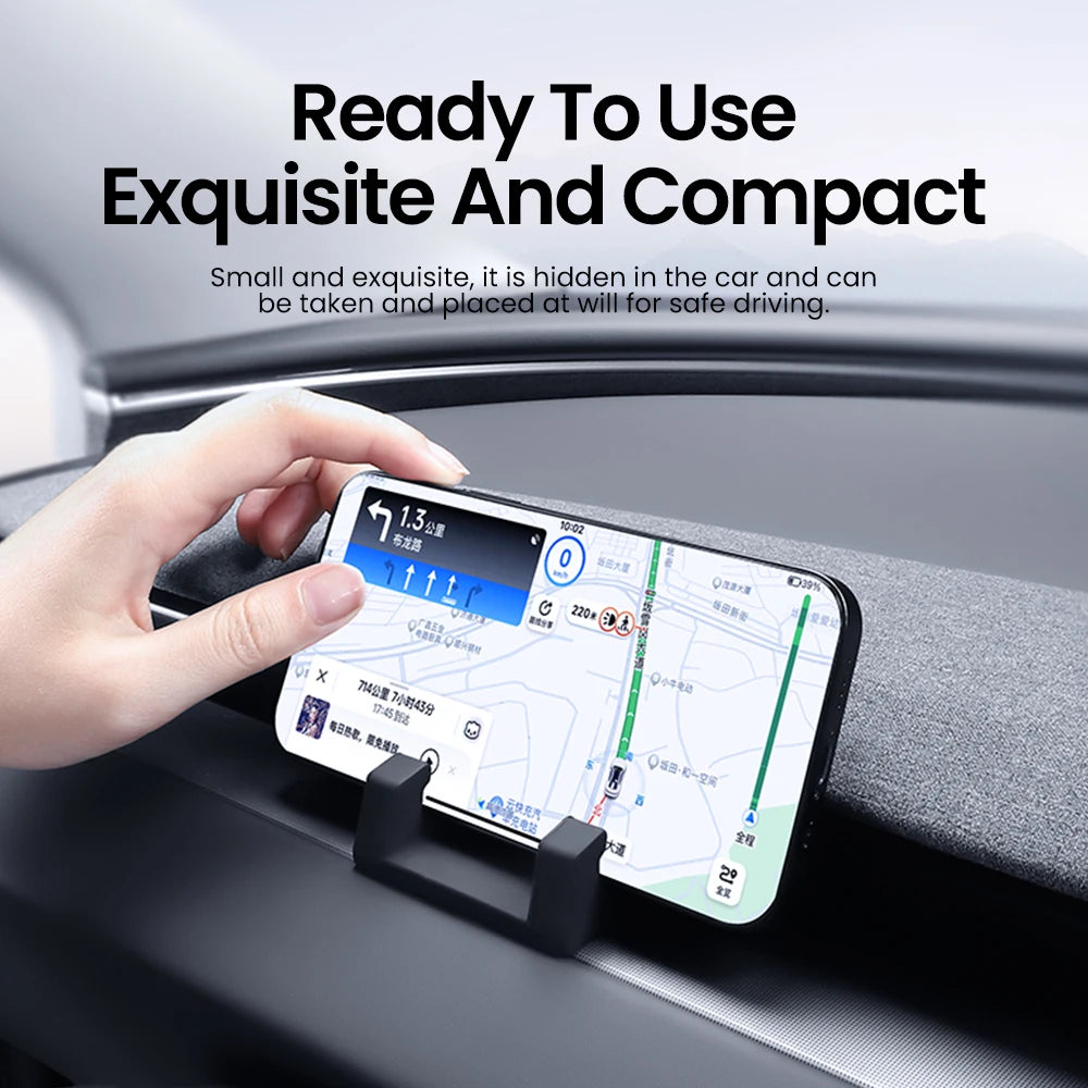 YZ For Tesla Model 3 Y Highland Juniper  Car Phone Holder Air Vent Clip Mobile Cell Phone Stand In Car Liquid Silicone Air Outle
