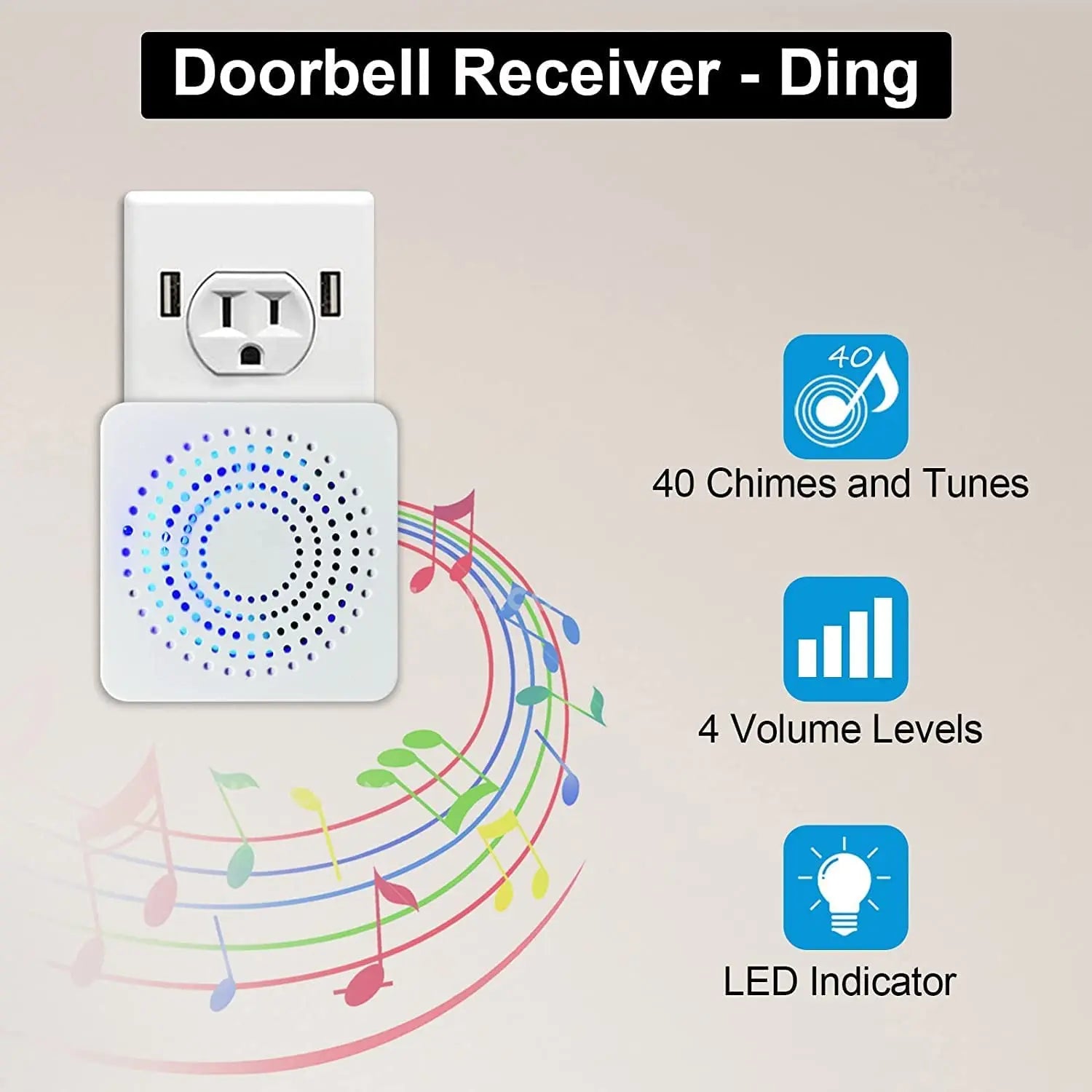 Doorbell Smart Home Door Bell Wireless Rechargeable Battery Outdoor HD Camera Two Way Audio Visual phone monitoring Doorbell
