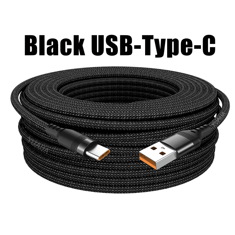 4-YUAIJA 3-in-1 Braided Fast Charging & Data Sync Cable – Lightning / Type-C / Micro USB (6A Max)