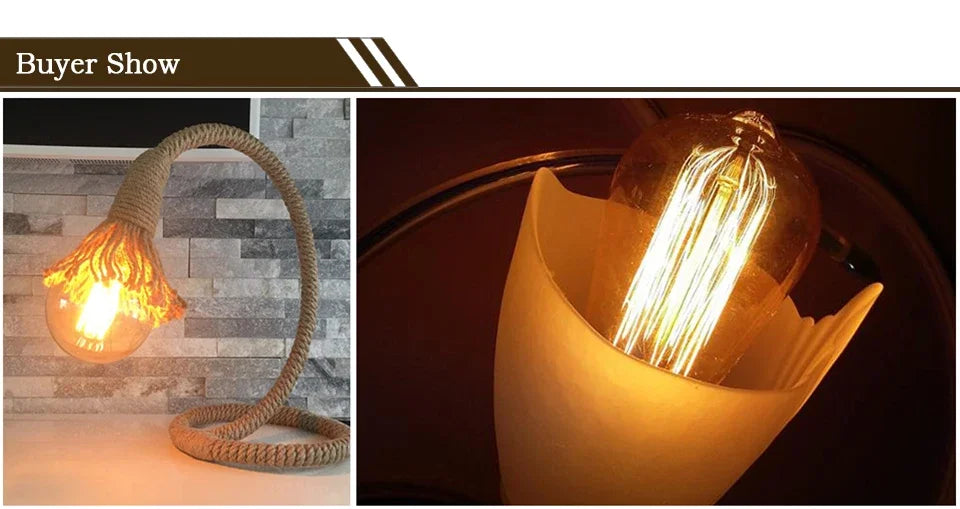 Vintage Edison Bulb E27 40w 220v Ampoule Vintage Bulb Edison Lamp Filament Incandescent Light Bulb Indoor Decor Edison Lamp