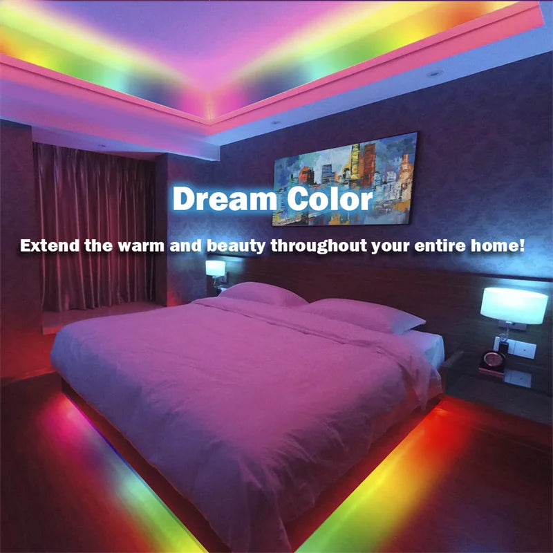 RGBIC Neon Strip Light Bluetooth Neon Led Strip Lights Smart 1M 2M 3M 5M Waterproof RGBIC Flex Ribbon Led Tape Music Sync