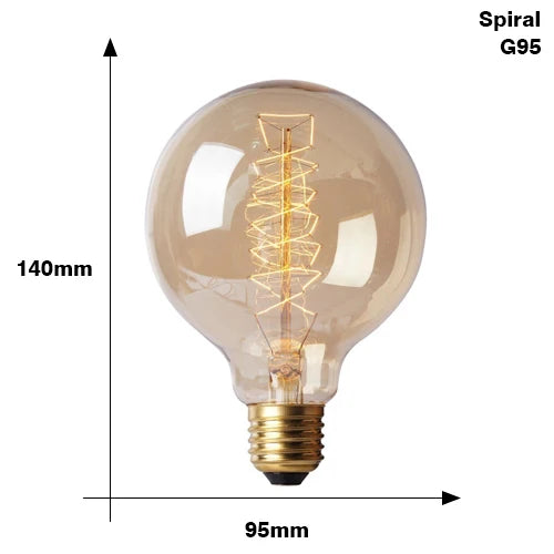 Vintage Edison Bulb E27 40w 220v Ampoule Vintage Bulb Edison Lamp Filament Incandescent Light Bulb Indoor Decor Edison Lamp
