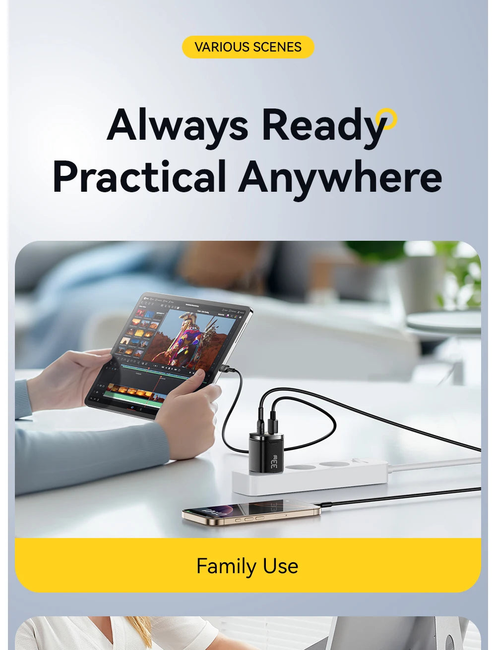 Essager 33W GaN USB Type C Charger Digital Display PD Fast Charging For  iPhone 16 15 14 Pro Max iPad Mini 6 Xiaomi Samsung S22
