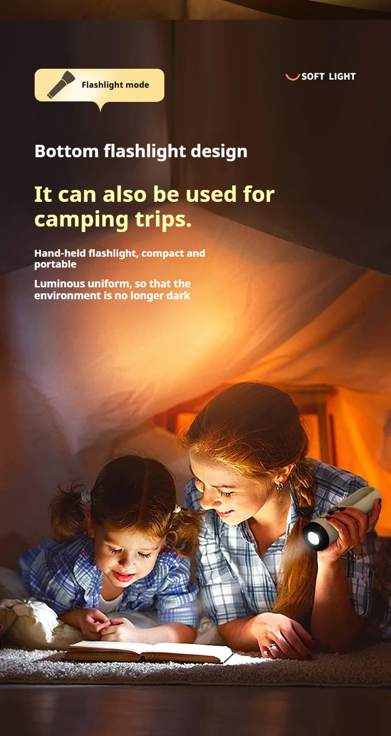 JustLang LED Motion Sensor Night Light – Portable 2-in-1 Flashlight