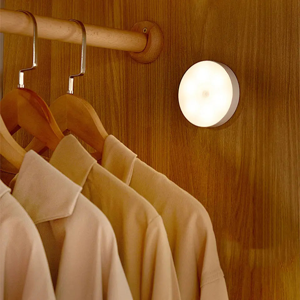 Motion Sensor Light | USB Rechargeable Night Light LED Lamp for Kitchen, Bedroom, Stairs, Hallway, Cabinet, Closet, Wardrobe Nightlight