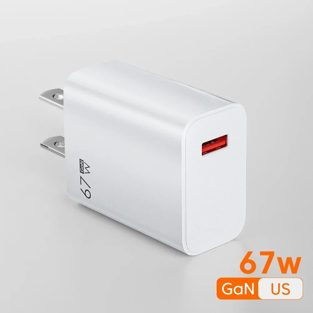 4-67W USB Fast Charging Charger With 6A Type C Cable For Xiaomi 14 Ultra Pro Redmi Note 13 Pro X5 F5 Pro Mobile Phone Wall Adapter