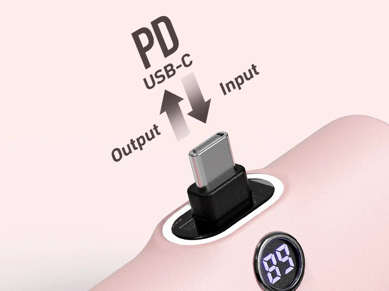 iWALK 5000mAh Mini Fast - charging Power Bank: LED Digital Display, Portable for On - the - go, Ultra - fast Power - up
