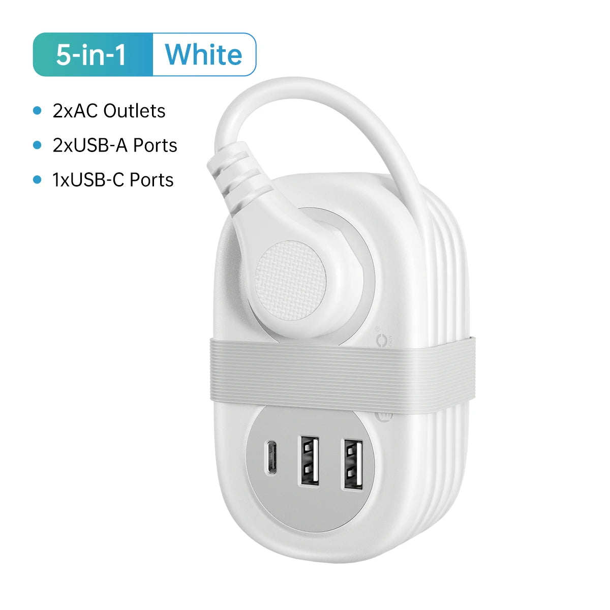ORICO Power Strip AC Outlets Multitap Socket Extension Cord Electrical Power Strip With USB Type C PD Fast Charging Network Filt
