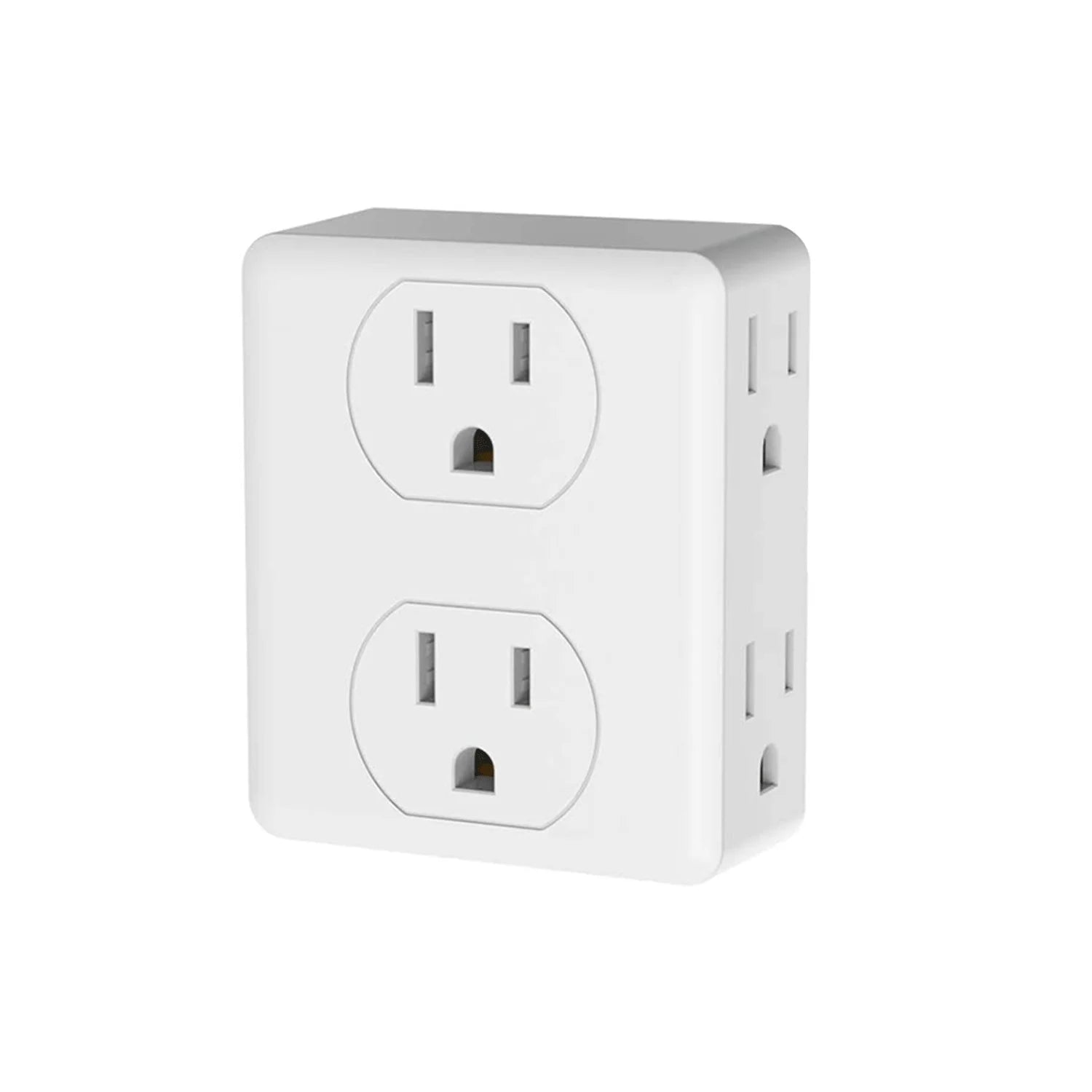1-6-Outlet Wall Plug Extender with USB & Surge Protection | LenxPlugs