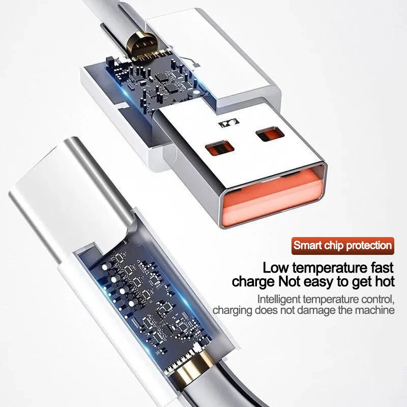 Xiaomi Original 6A Usb Type C Cable Charger 120w Turbo Tipo Fast Charging usbc For Mi 13 12 11 9 Poco Redmi Note 10 Pro K30S Cab