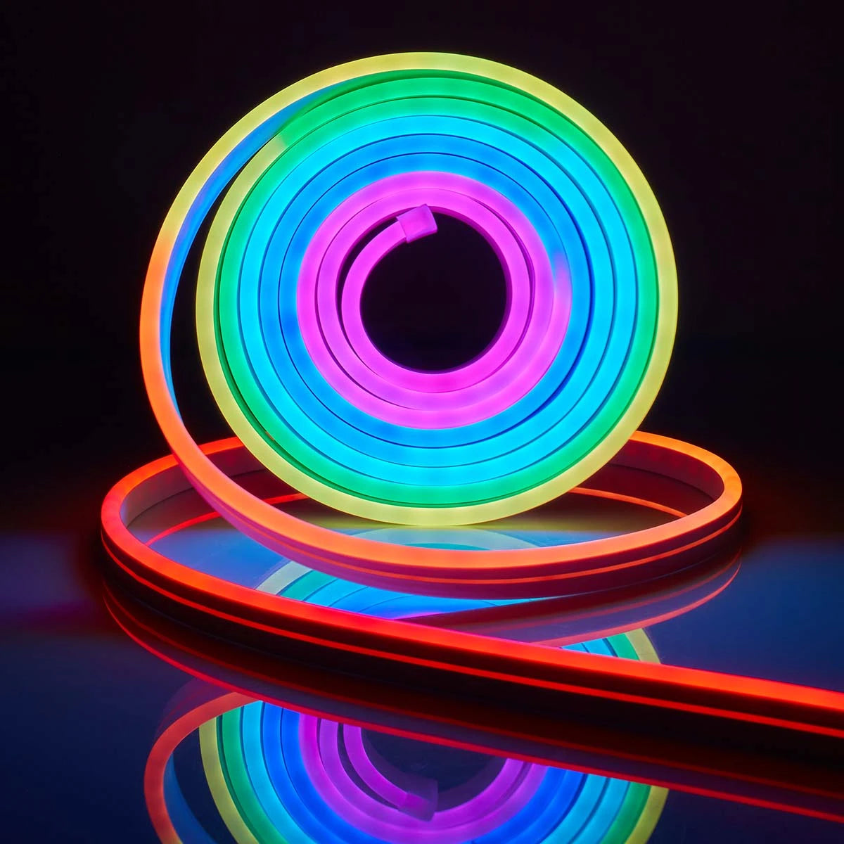 RGBIC Neon Strip Light Bluetooth Neon Led Strip Lights Smart 1M 2M 3M 5M Waterproof RGBIC Flex Ribbon Led Tape Music Sync