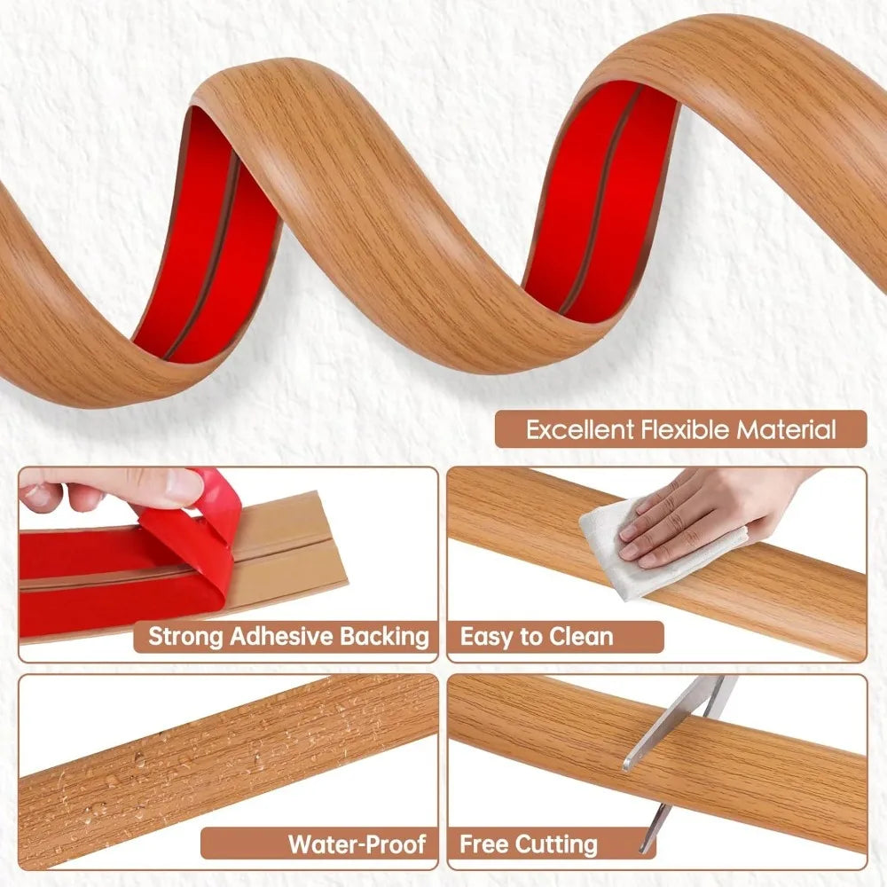 1PC 1M/3M Electric Cord Covers For Floor Flexible Wire Duct Flame-Retardant Cable Protector Floor Insulated Cord Hider