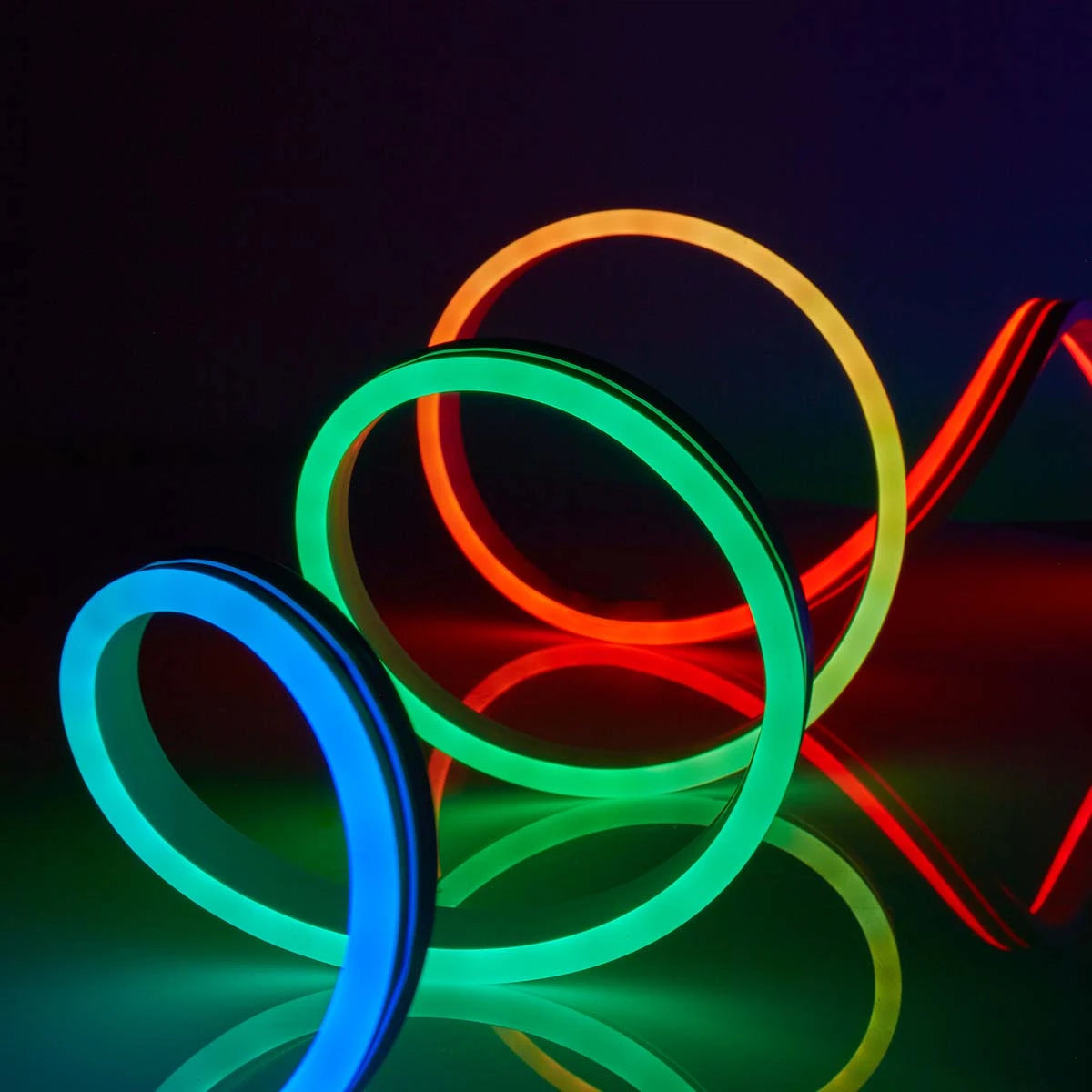 RGBIC Neon Strip Light Bluetooth Neon Led Strip Lights Smart 1M 2M 3M 5M Waterproof RGBIC Flex Ribbon Led Tape Music Sync