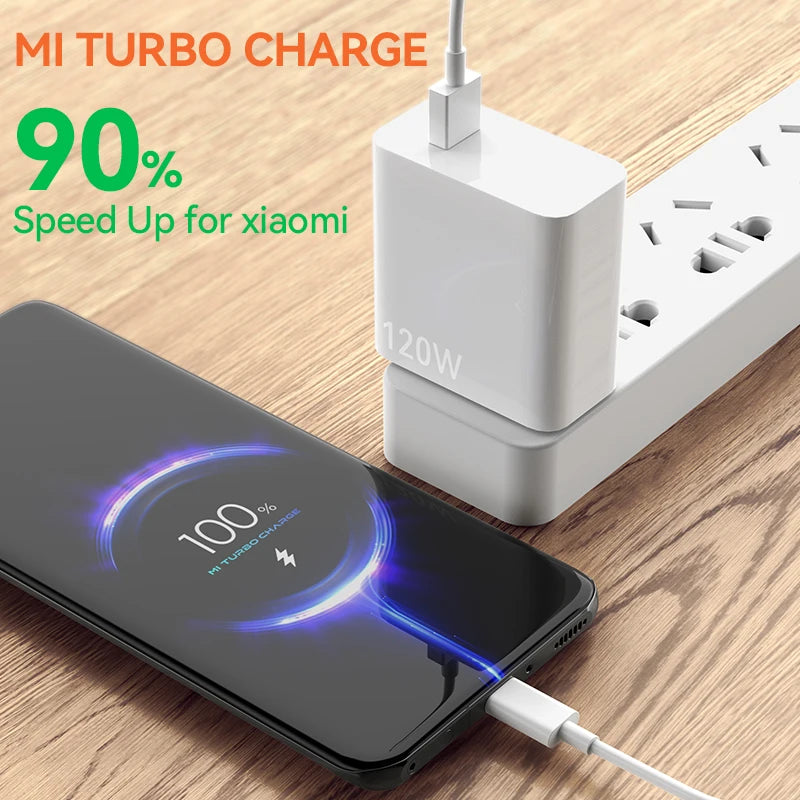 Xiaomi Original 6A Usb Type C Cable Charger 120w Turbo Tipo Fast Charging usbc For Mi 13 12 11 9 Poco Redmi Note 10 Pro K30S Cab