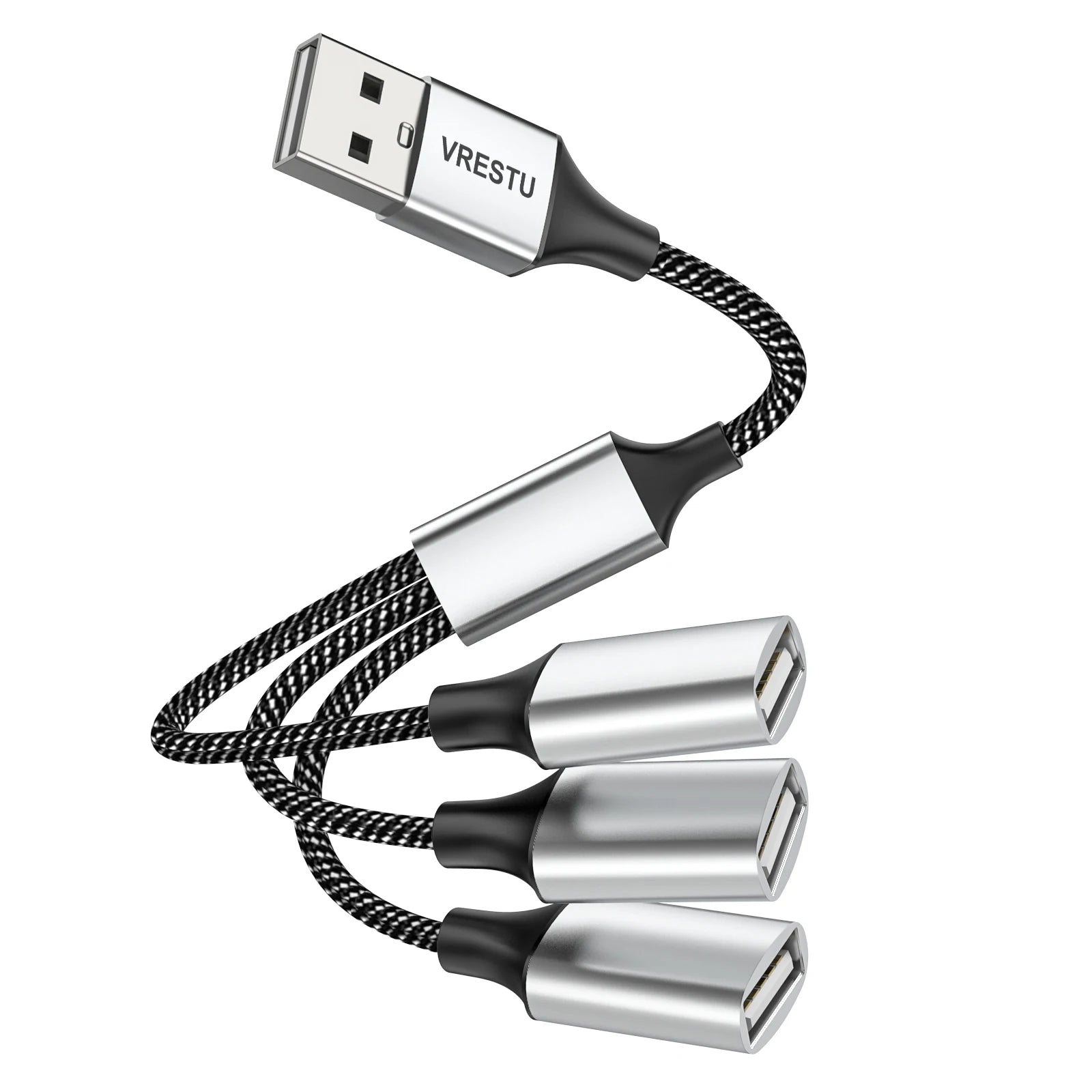 4-USB to 3 USB 2.0 HUB Dual 4Port Multi Splitter Adapter OTG for PC Laptop Surface Computer Accessories USB A Extension Power Data