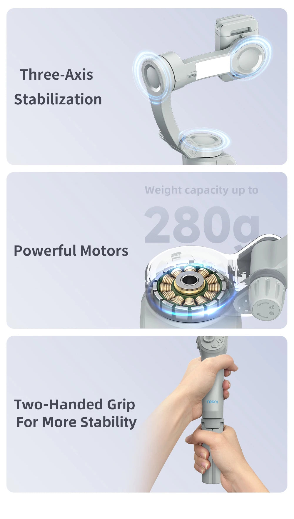 M01 3-Axis Smart Gimbal Handheld Stabilizer Selfie Tripod with Fill Light for Smartphone Anti Shake Foldable for Xiaomi iPhone