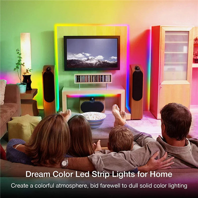 RGBIC Neon Strip Light Bluetooth Neon Led Strip Lights Smart 1M 2M 3M 5M Waterproof RGBIC Flex Ribbon Led Tape Music Sync