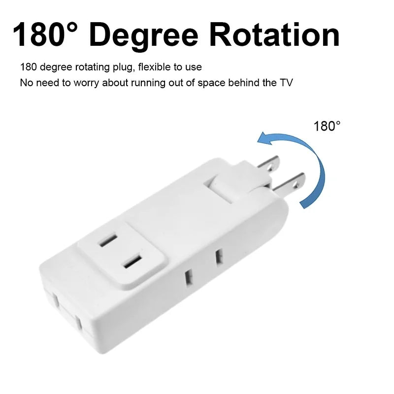 4 in 1 Wall Outlet Extension US Electrical Socket 180 Degree Plug Adapter Mexico Canada Travel Aadapter Portable Power Converter