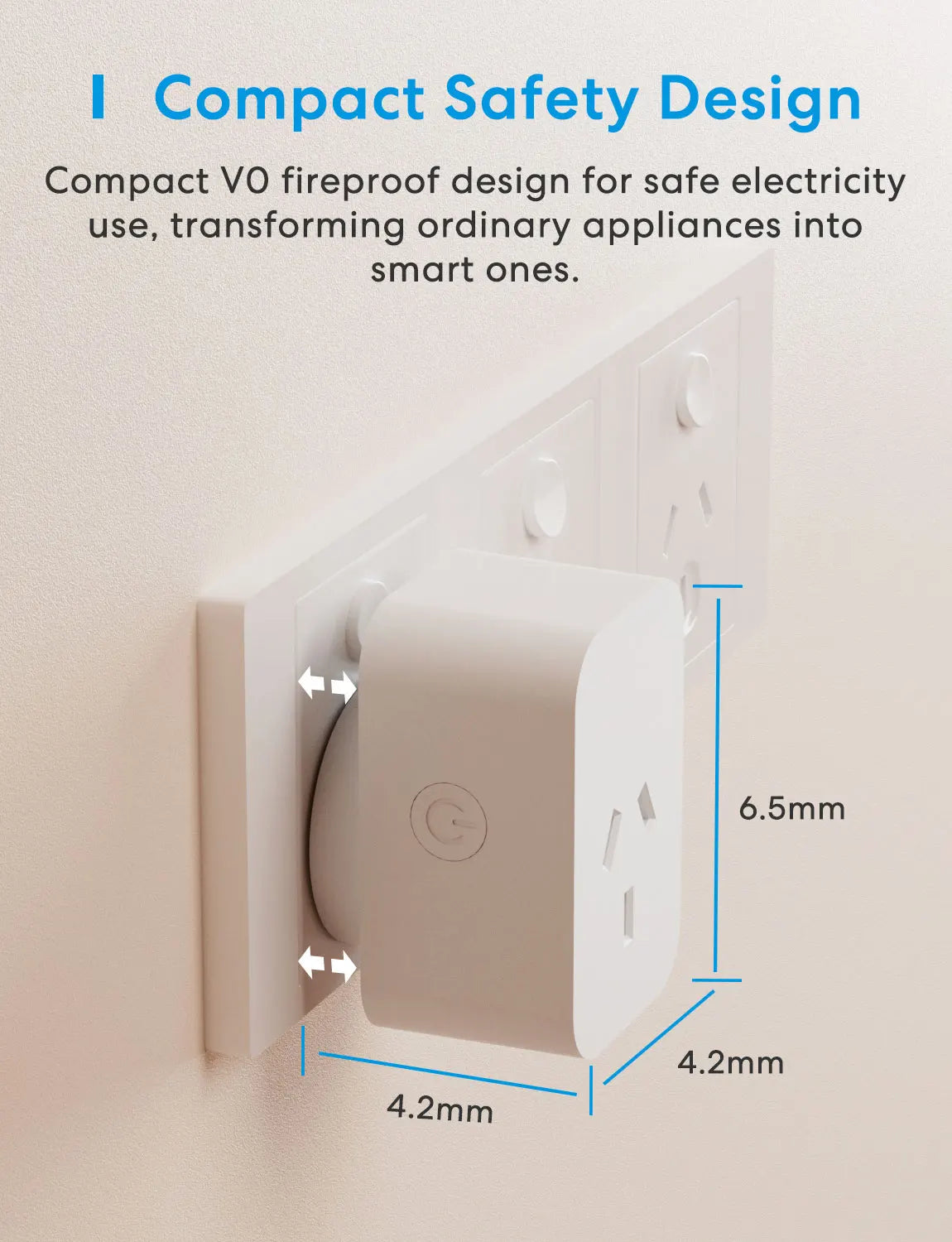 2-Meross AU Smart Wifi Plug MSS315MA