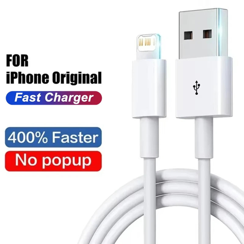 4-35W USB-C to USB-A Fast Charging Cable – PD Rapid Charger for iPhone & Android (Multiple Lengths)