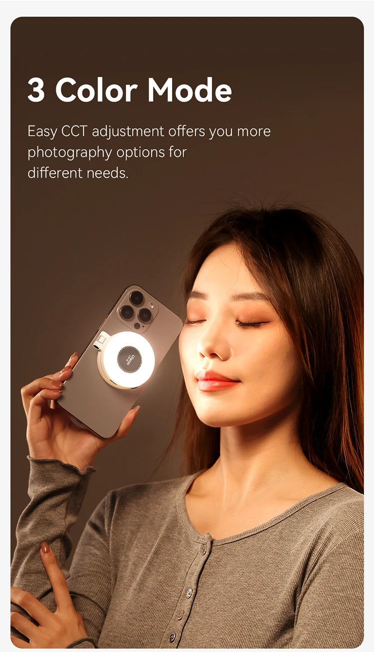 Ulanzi MA35 Selfie HandGrip Booster Bluetooth Shutter for iPhone 16 15 Android phone Photo Stabilizer Cold Shoe 1/4" Screw Mount