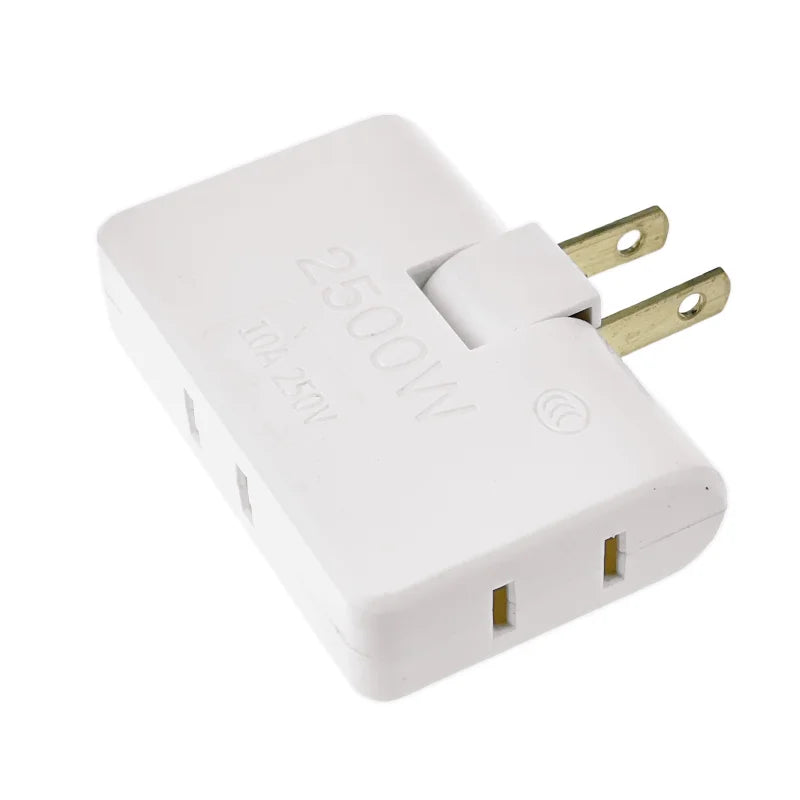4 in 1 Wall Outlet Extension US Electrical Socket 180 Degree Plug Adapter Mexico Canada Travel Aadapter Portable Power Converter