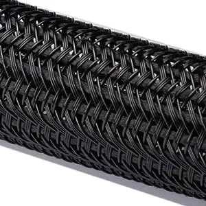 White Cable Sleeve, Cable Organizer for Desk PC TV Computer, Wire Protector Cable Wrap Cover, Cord Management for Home Office