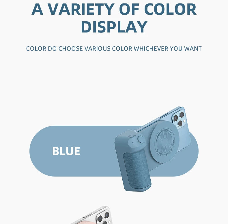 Magnetic Wireless Charger Stand Camera Handle (Bluetooth)
