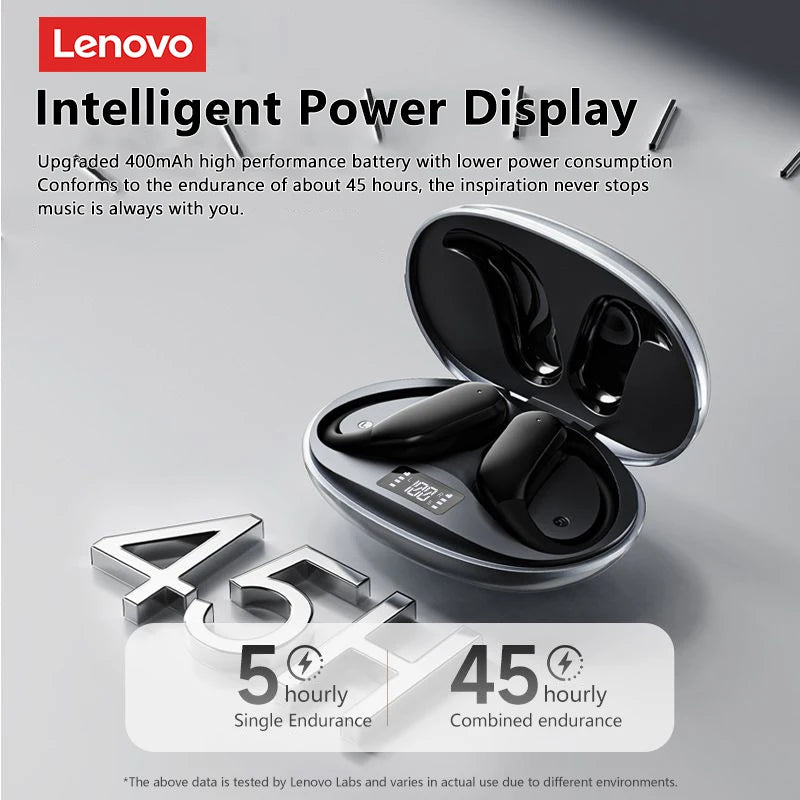 Lenovo XT55 Original Wireless Headphones OWS 5.4 Bluetooth Earphone HIFI Stereo Music Call Game Earbuds Sport Waterproof Headset
