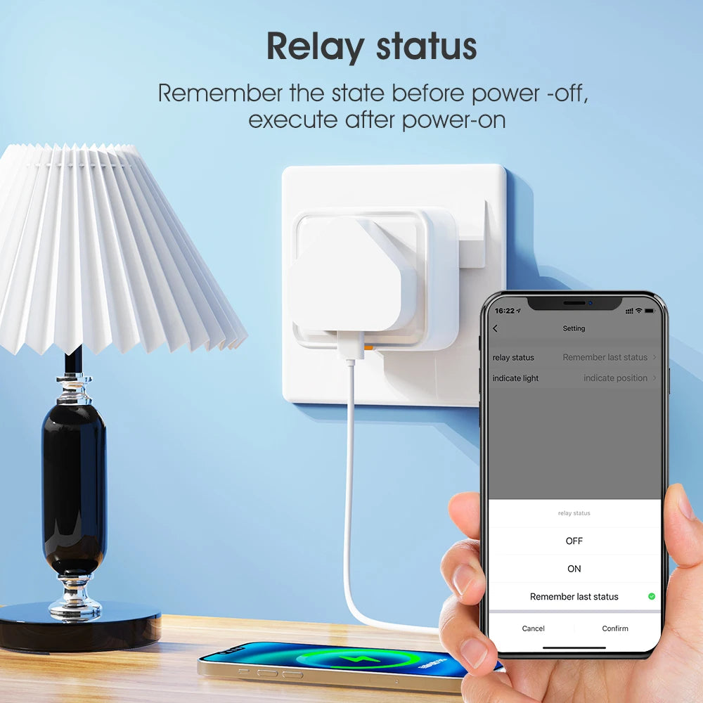 2-Tuya Smart Home Wireless WIFI Plug Socket UK EU US Universal 16A Travel Universal Conversion Socket Outlet Power Monitor Timer
