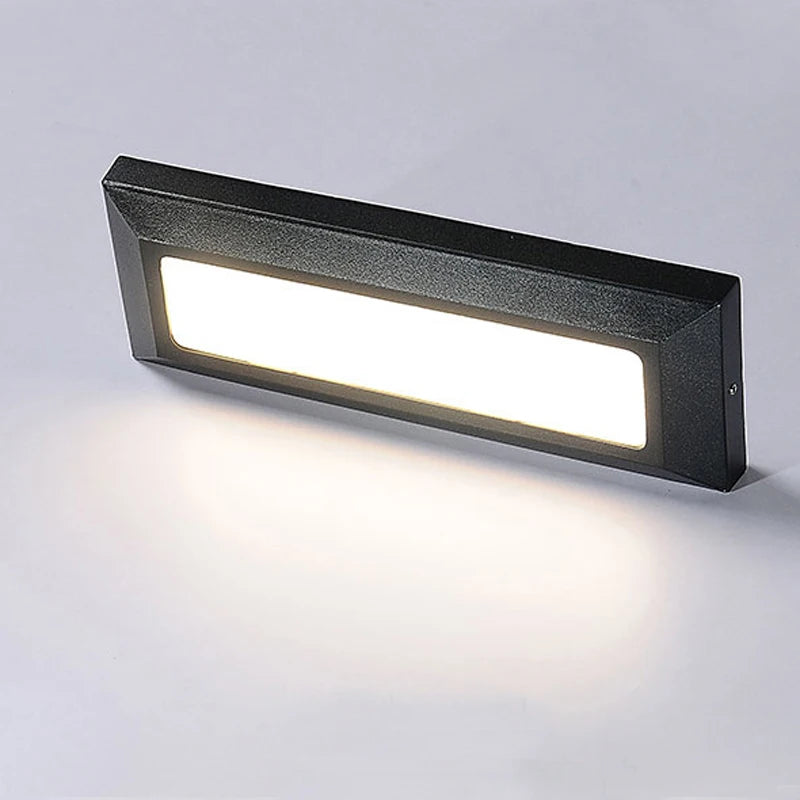 Surface mounted LED Stair Step Light 6W Waterproof Modern Alloy Sconces Wall Lamp for Porch Staircase Hotels Garden Pathway