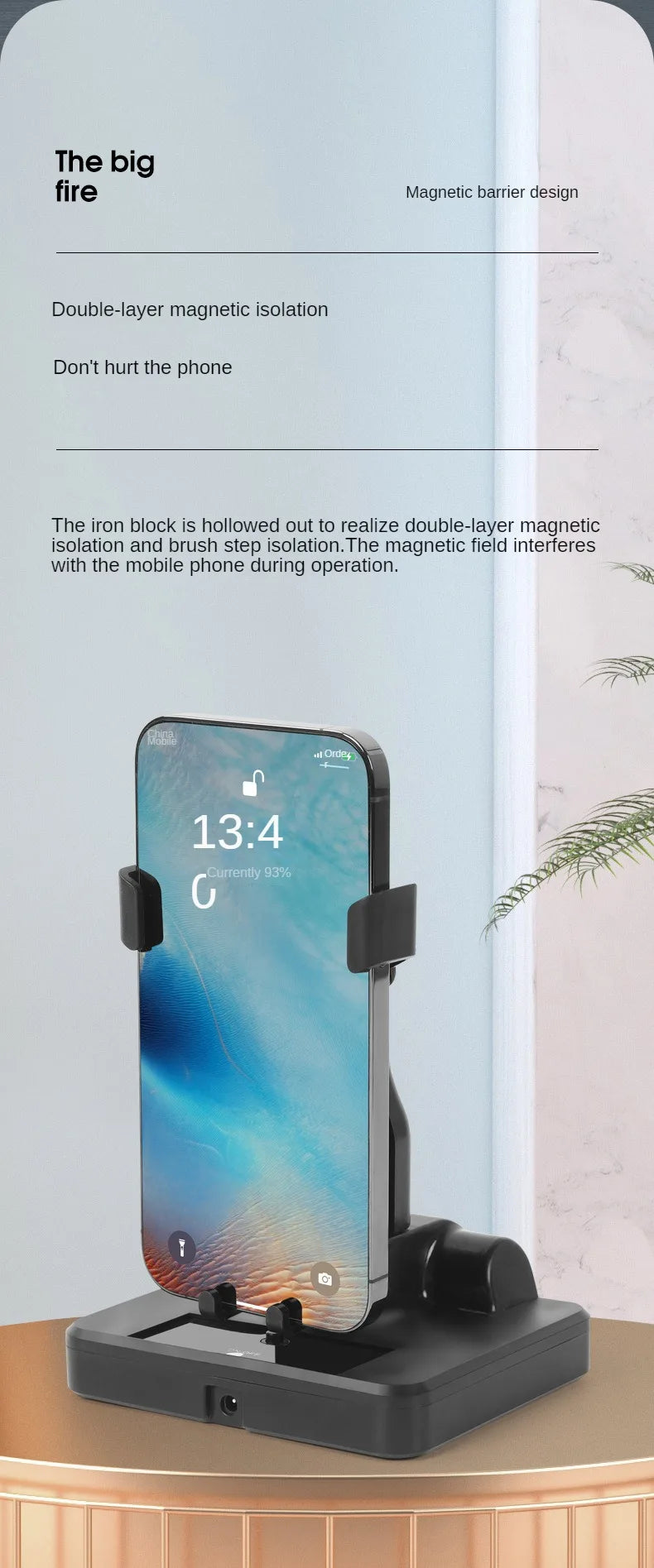 Desk Mute Automatic Swing Shaker Mobile Phone Stand Holder Automatic Swing Shake Phone Wiggler Pedometer Brush Stepper