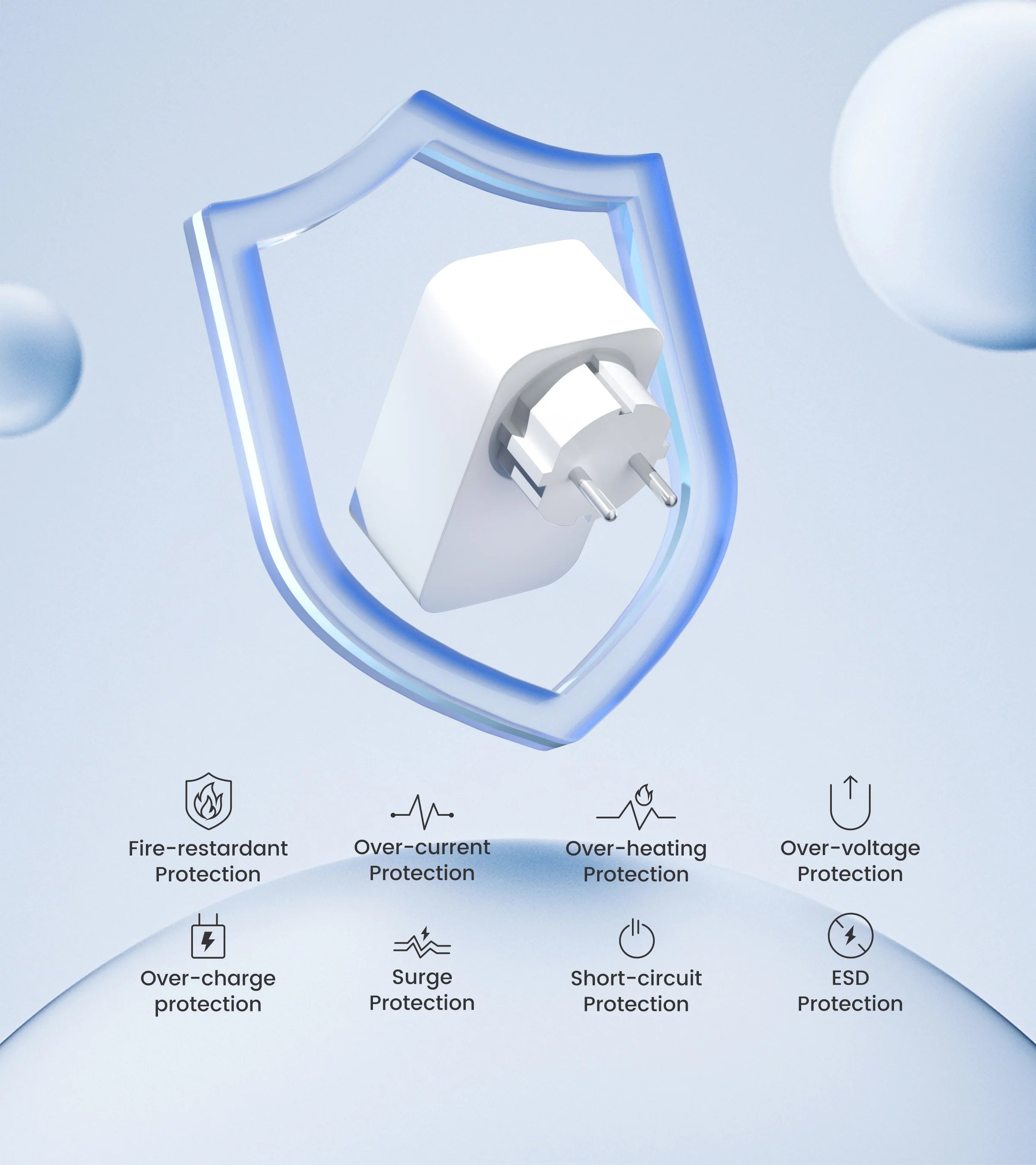 GIRIER Tuya Smart WiFi Plug - GaN Fast Charging Power Socket